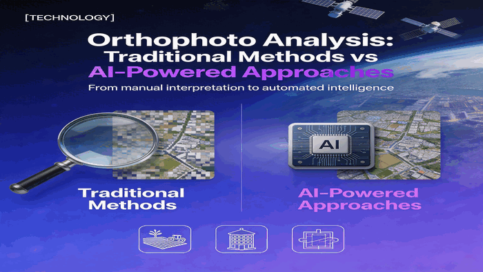 Orthophoto Analysis Traditional vs AI